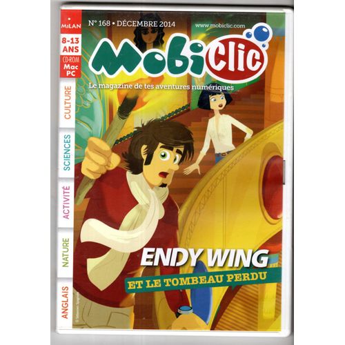 Mobiclic N° 168 Endy Wing Et Le Tombeau Perdu Cd Rom