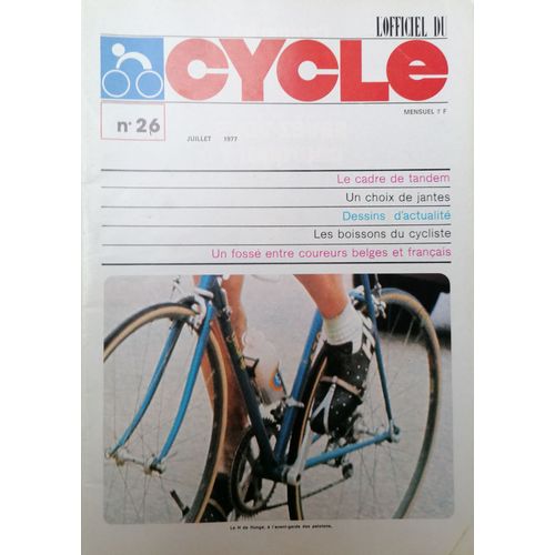 L'officiel Du Cycle N° 26 (Juillet 1977)