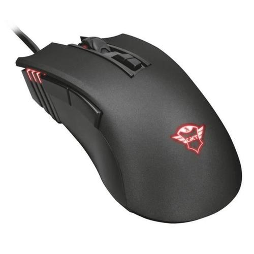 Trust Gaming GXT 121 Zeebo - Souris filaire pour gamer - droitier - capteur optique 3200 dpi - 7 boutons - eclairage per