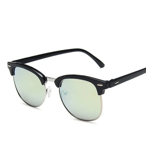 Lunettes De Soleil Pour Femmes","Marque Populaire De Styliste Rétro Hommes Style D'été Lunettes De Soleil - Type 10 Black-Gold