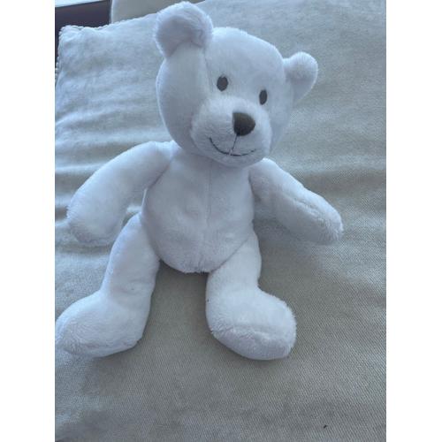 Peluche Ours Blanc Obaibi Okaidi Bear Oso