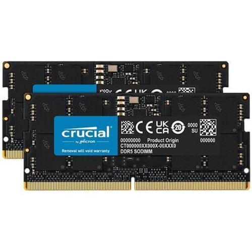 CRUCIAL SO-DIMM, DDR5-5600-Kit, 32GB, CL46 Mémoire vive