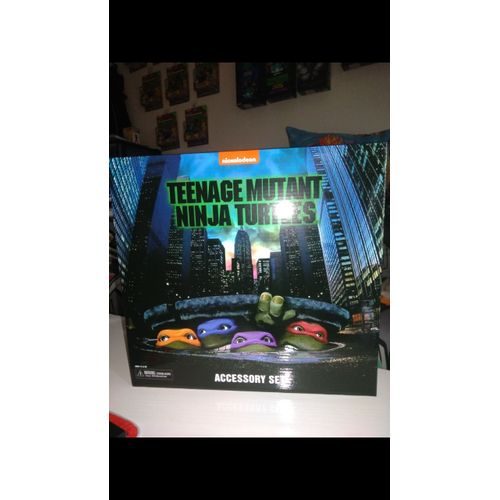 Les Tortues Ninja Neca Accessory Set Teenage Mutant Ninja Turtles Tmnt Édition Limité