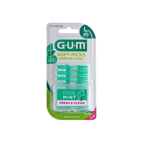 Gum Brossettes Interdentaires Soft Picks Comfort Flex Mint Large 671 Lot De 40 