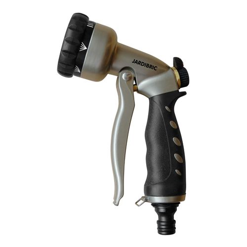 Pistolet Métal Jardibric Gainé 7 Jets Gamme Professionnelle
