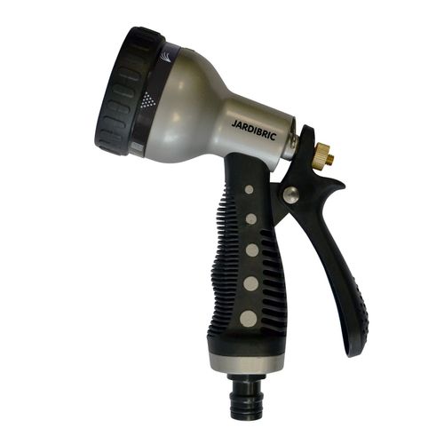 Pistolet d'Arrosage Gainé Jardibric 7 Jets Gamme Traditionnelle