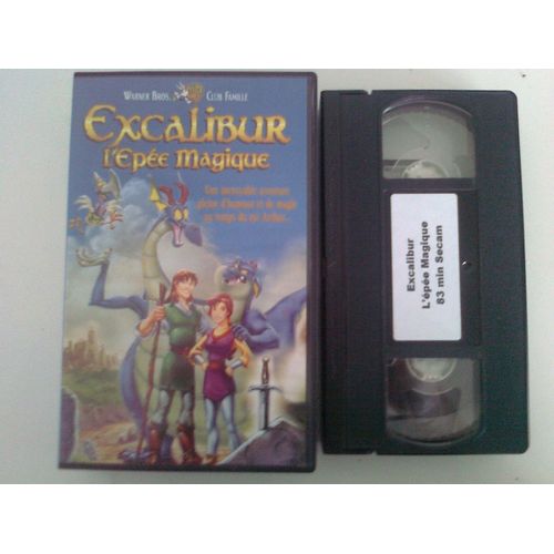Cassette Vidéo Vhs - Excalibur - L'épée Magique
