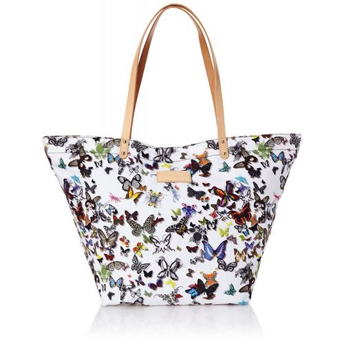 Sac shopping Christian Lacroix Eden 1 Papillon Blanc