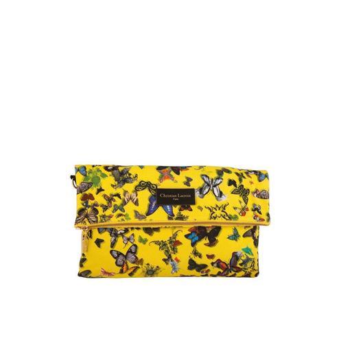 Pochette porté-croisé Christian Lacroix Eden 4 jaunes