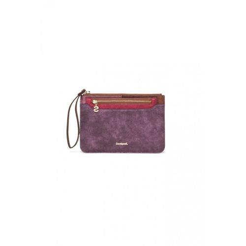 Desigual Pochette Femme Ares Nathalie violet et Motifs18WAYP06