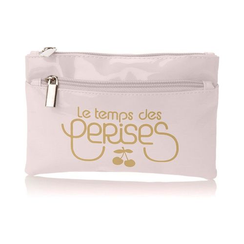 Le temps des Cerises pochette femme Rumba 17 blanc or vernis