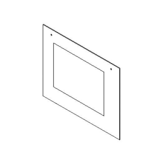 Vitre extérieure Four cuisinière (481010862629 C00386227 ARISTON HOTPOINT)