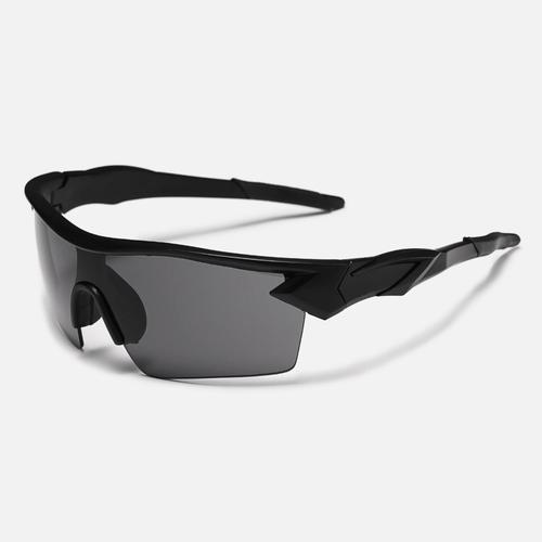 Lunettes De Soleil De Cyclisme Pour Hommes Et Femmes",Lunettes De Soleil De Sport En Plein Air,Lunettes De Vélo Rondes,Lunettes Coupe-Vent,"Lunettes Uv400 - Type Black Grey