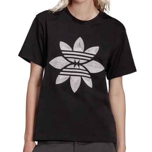 T-Shirt Noir Femme Adidas Graphic