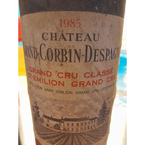 Château Grand Corbin D Espagne St Emillon Grand Cru 1985