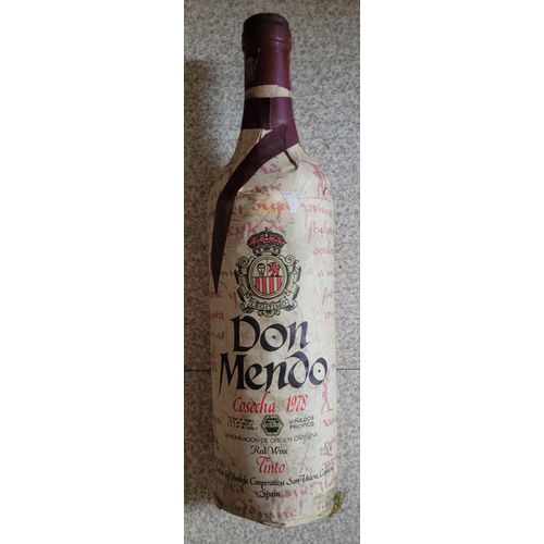 Vin Rouge Espagne (Cariñena/Aragon) Cuvée 1978