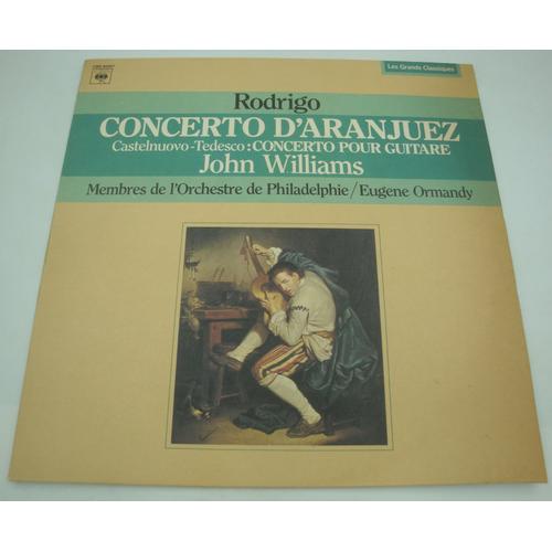 John William/Ormandy/Philadelphie - Concerto D'aranjuez - Rodrigo Lp 1966 Cbs