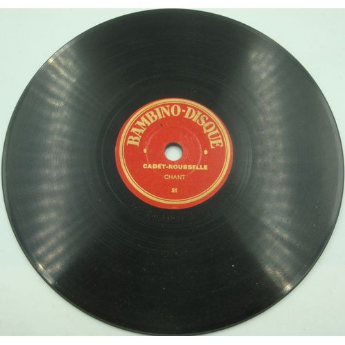 Bambino Disque - Cadet-Rousselle/Gentil Coquelicot 78 Tours 6" - Chants Enfants