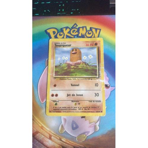 Carte Pokémon Taupiqueur 1995