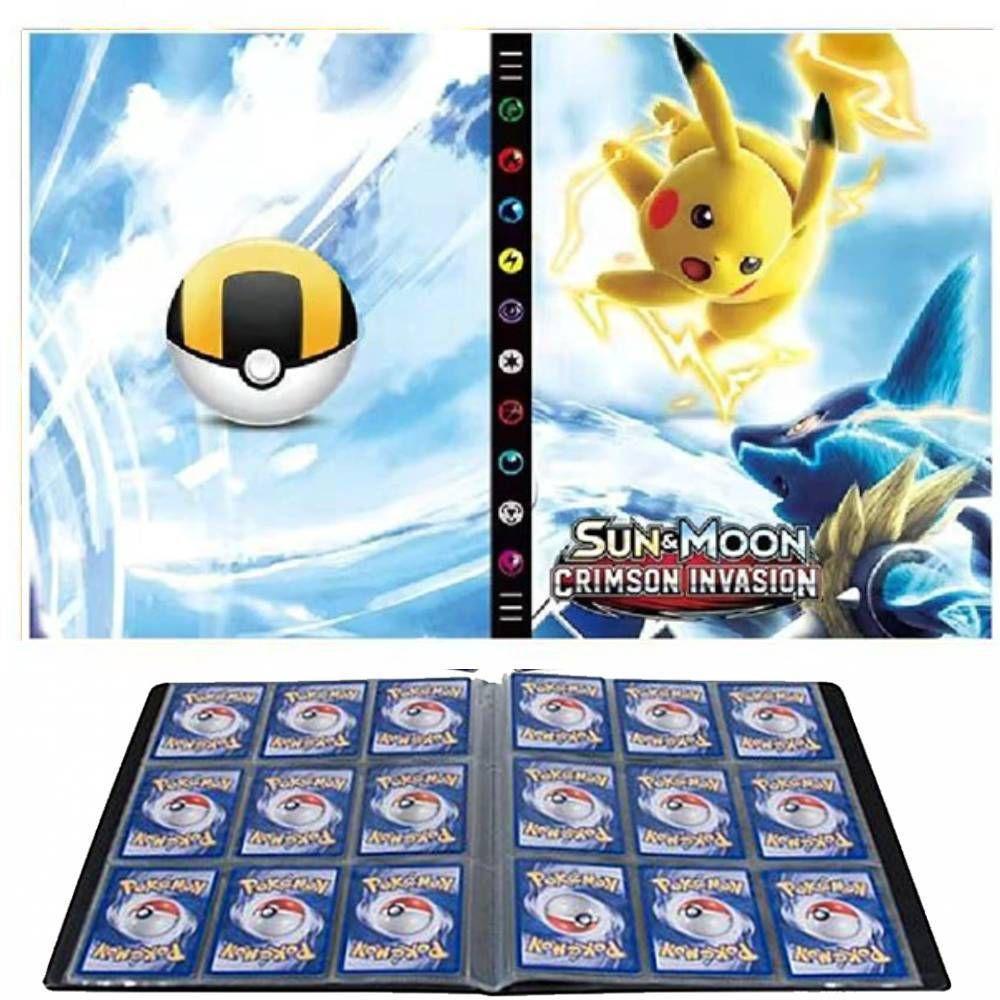 Grand Album Classeur pour cartes Pokémon Pikachu à collectionner