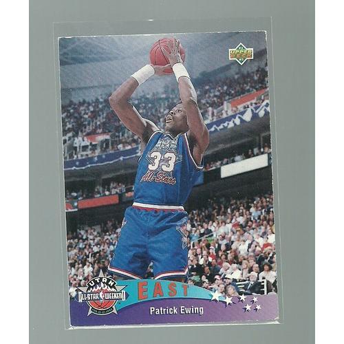 Carte Nba Upper Deck 1992-1993 N°9 : Patrick Ewing