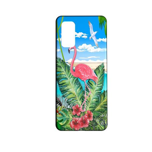 Coque Pour Oppo A94 5g Flamant Rose Flamingo Concept Art 13