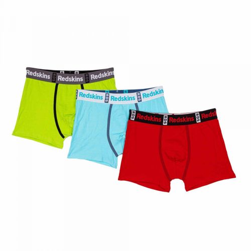 Lot De 3 Boxers En Coton Homme Redskins