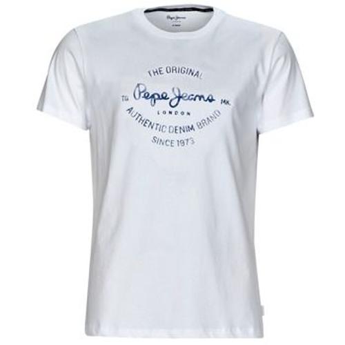 T-Shirt Pepe Jeans Rigley Blanc