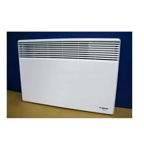 Convecteur Radiateur Chauffage électrique Fil Pilote 4 Ordres Atlantic - F117T 2000W MURAL COMPLET - Chaleur Chaud à Fixer Commande blocable Chaleur rapide Résist Thermostat numérique Eco