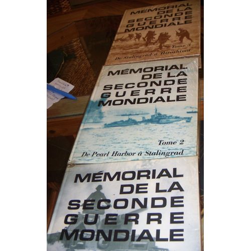 Mémorial De La Seconde Guerre Mondiale En 3 Tomes