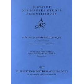 Elements Geometrie Algebrique Grothendieck - Meilleures offres neuf et  occasion