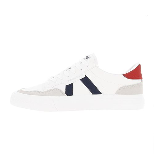 Chaussures Basses Cuir Ou Simili Jack And Jones Jfwmorden Pu Combo 2.5 Sn Blanc 2007000345160