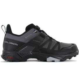 Salomon X Ultra 4 Gtx Gorestex Chaussures De Randonnée Marche Trekking Trekking Baskets Sneakers Chaussures Grissnoir 413851