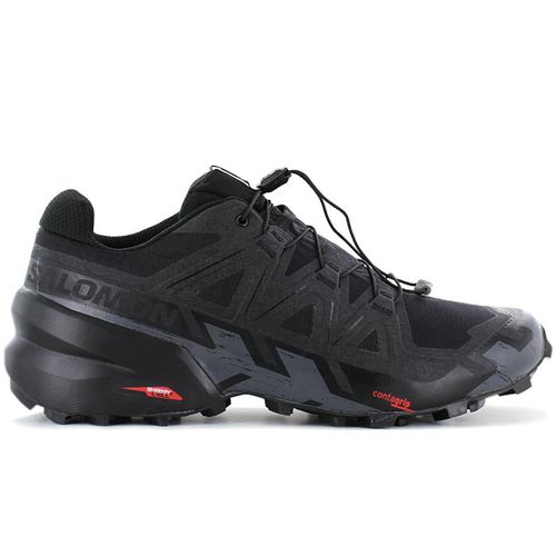 Salomon Speedcross 6 Trailsrunning Baskets Sneakers Chaussures Chaussures De Randonnée Marche Trekking Noir 417379