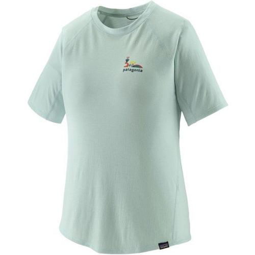 Women's Cap Cool Trail Graphic Shirt T-Shirt Technique Taille M, Gris/Turquoise