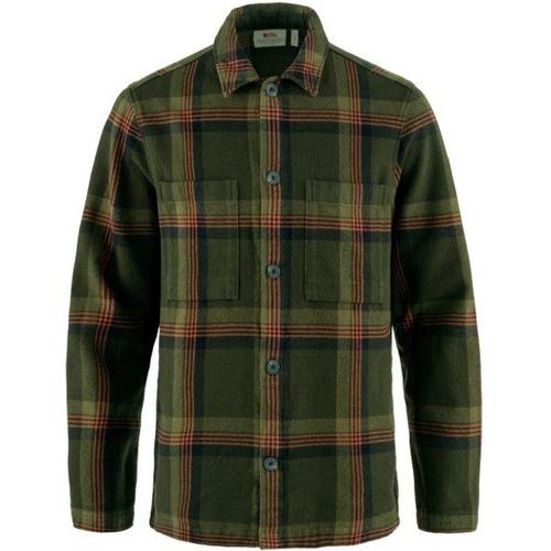 Singi Flannel Overshirt Veste De Loisirs Taille L, Vert Olive