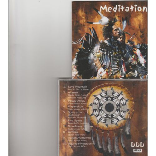 Cd Meditation Love Mountain Ananau Five Spirits Zen Relaxation Détente