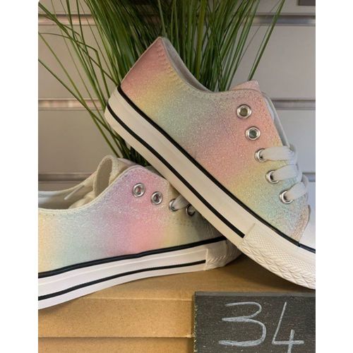 Tennis Baskets À Paillettes Multicolore - 30