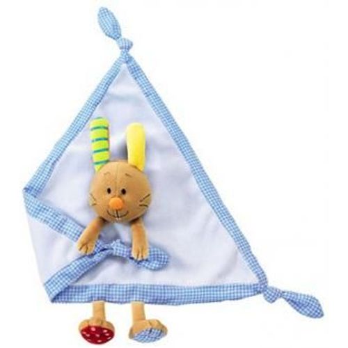 Doudou Plat Triangulaire - Lapin - Fil