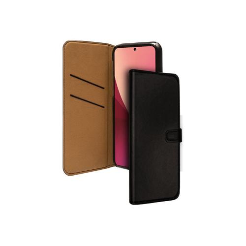 Bigben Connected - Étui À Rabat Pour Téléphone Portable - Portefeuille Pliable - Synthétique - Noir - Pour Xiaomi 12, 12x