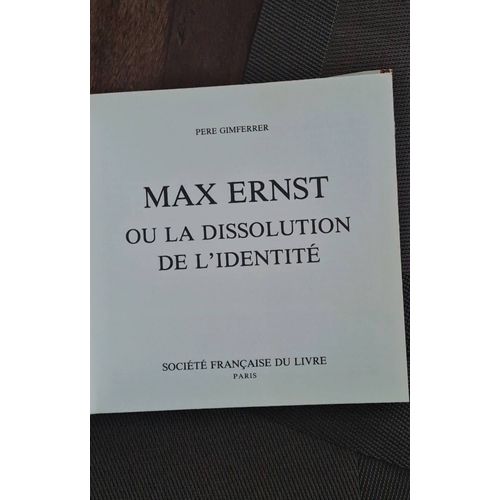Pere Gimferrer, Maax Ernst