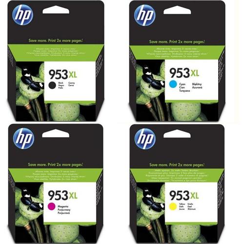HP 953 Pack de 4 cartouches d'encre noire, cyan, jaune et magenta