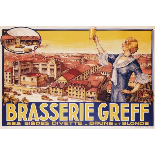 Affiche Brasserie Greff Bières