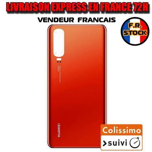 Vitre Arriere De Remplacement Orange Huawei P30