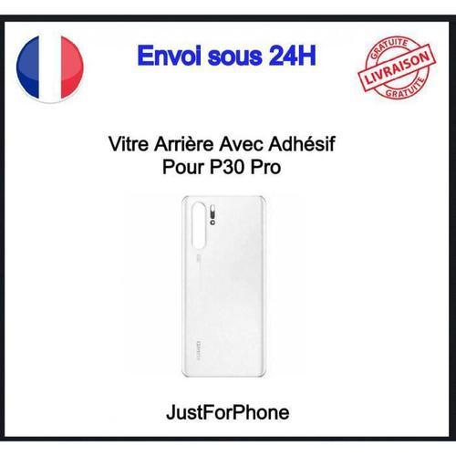 Vitre Arrière Cache Batterie Pour Huawei P30 Pro Blanc