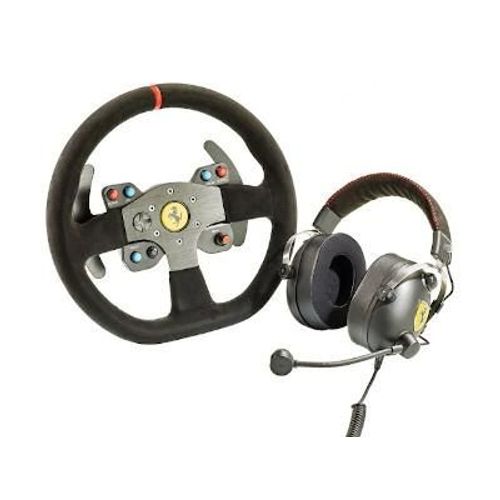 Thrustmaster Race Kit Ferrari 599xx Evo Edition - Pack Gaming Casque + Volant En Alcantara