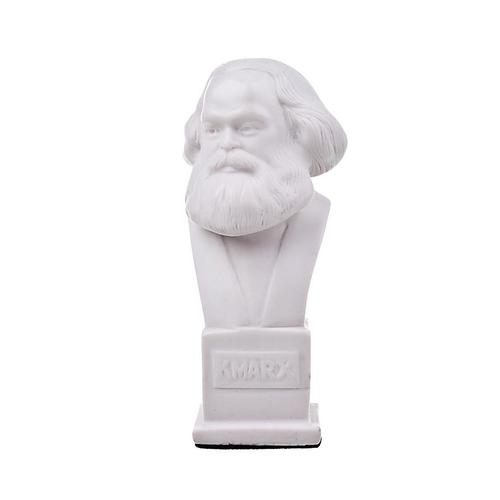 buste / statue en marbre du philosophe / socialiste allemand Karl Marx 12 cm
