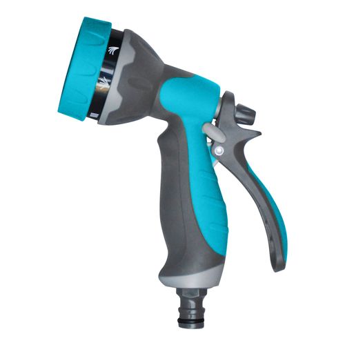 Pistolet d'Arrosage Jardibric en Plastique Gainé 7 Jets Gamme Traditionnelle