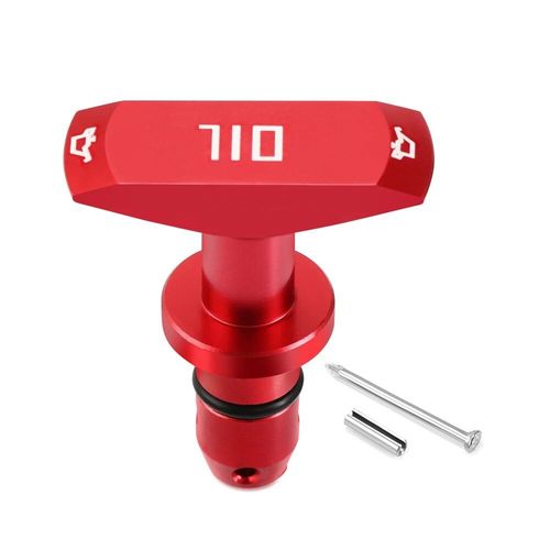 Voiture Jauge D'huile Moteur Poignée Accessoires Pour 206 307 406 407 207 208 308 508 2008 3008 4008 6008 301 408 - Type Rouge #B