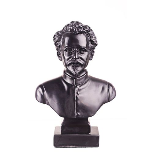 buste / statue en pierre du communiste soviétique / russe Léon Trotsky 16 cm